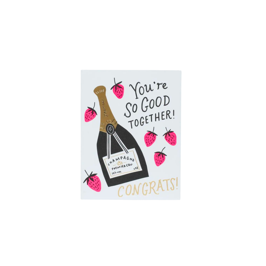 Strawberries and Champagne Card