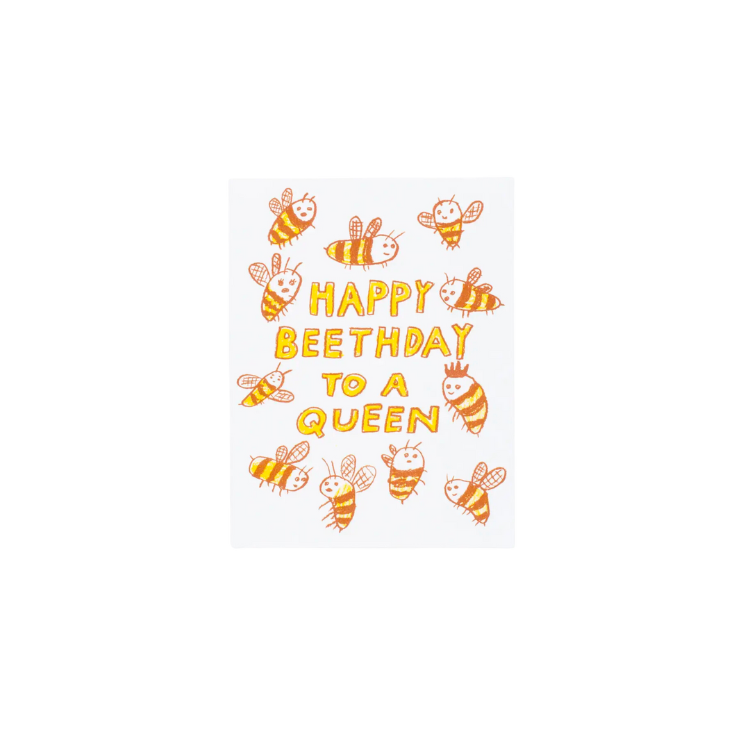 Beethday Queen Card