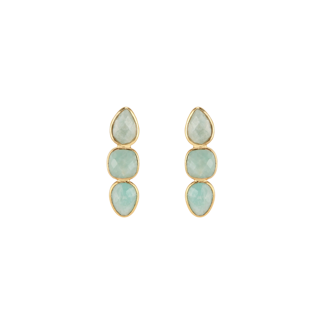 Alexa Drop Earrings Amazonite