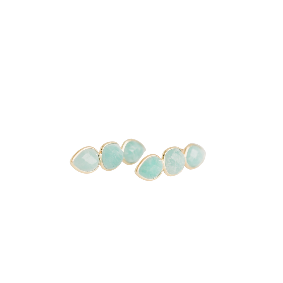 Alexa Drop Earrings Amazonite