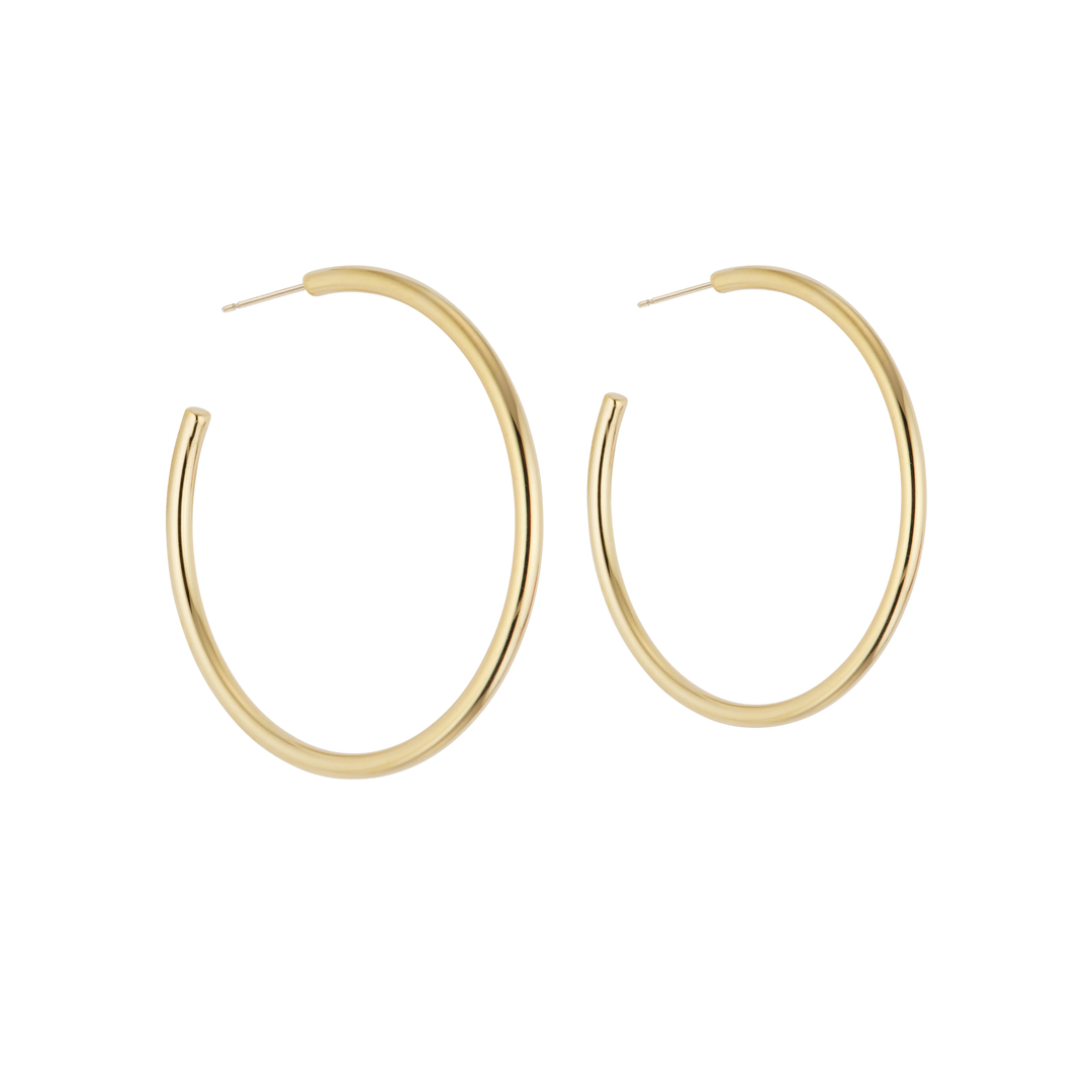 Classic Gold Hoops