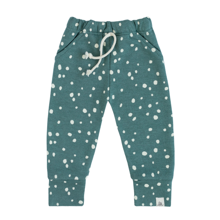 Teal Dot Skinny Joggers