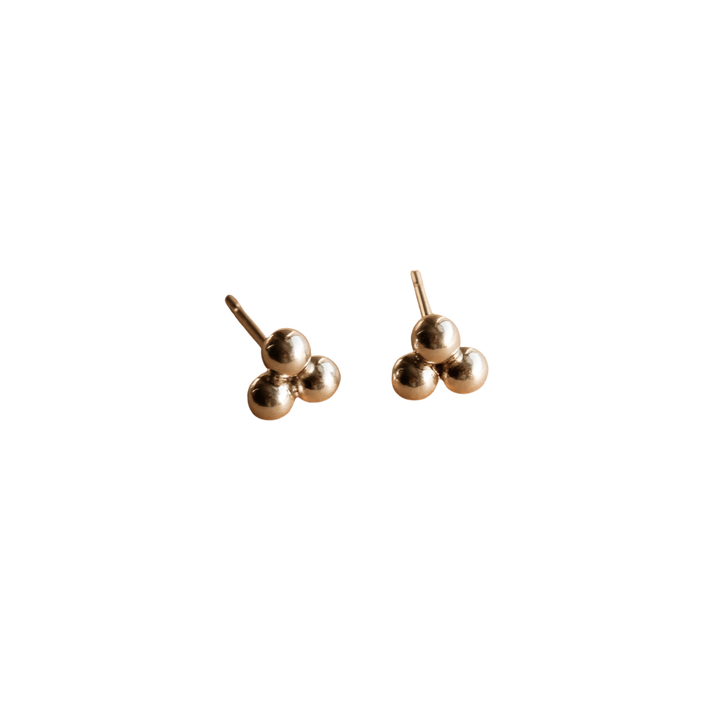 Trilogy Stud Earrings