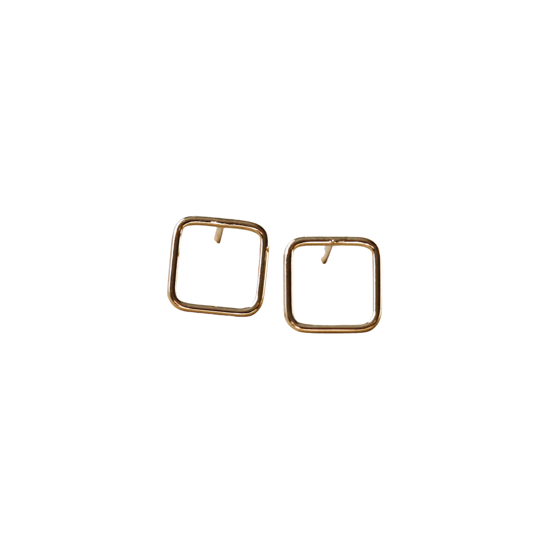 Wall Street Stud Earrings