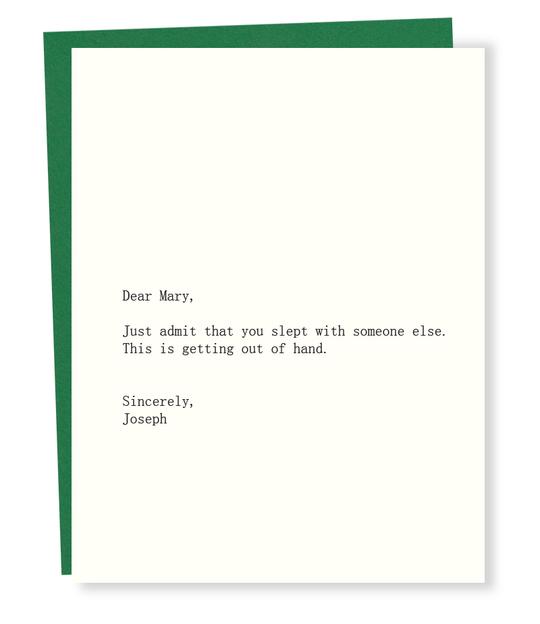 Mary & Joseph Christmas Card