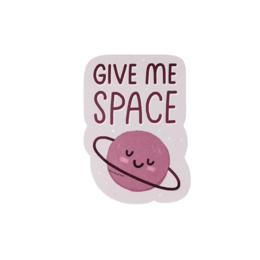 Give Me Space Vinyl Sticker