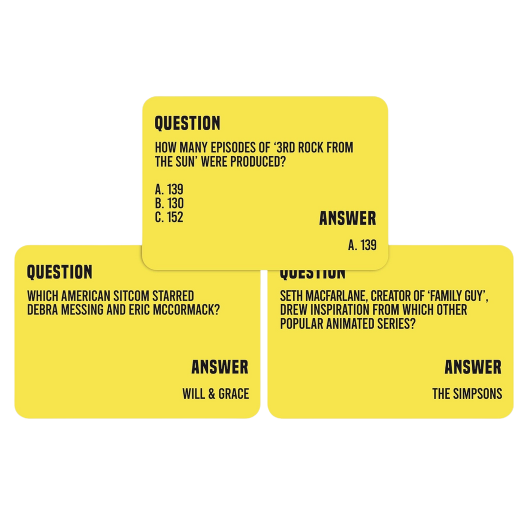 Totally 90s TV Trivia Cards