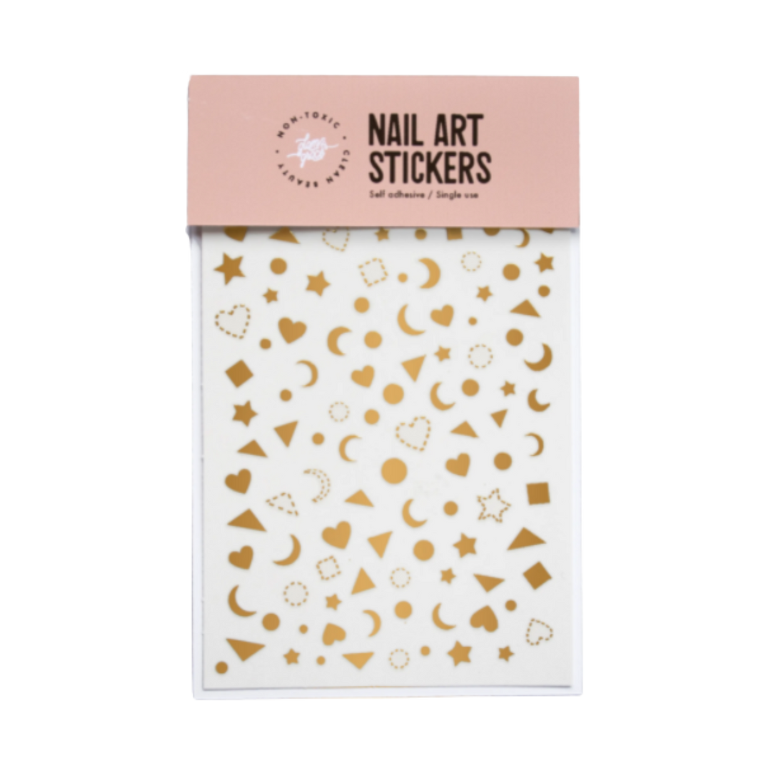 Nail Art Stickers -Metallic Gold