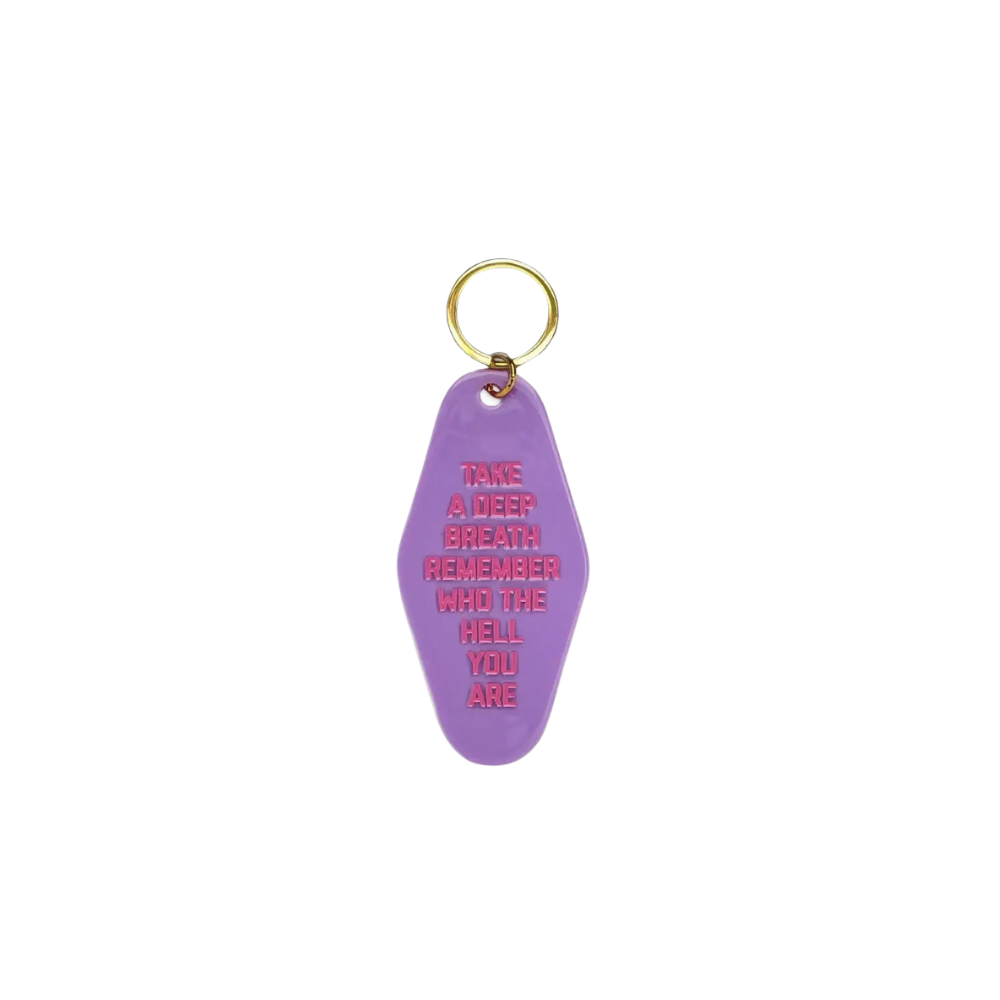 Take a Deep Breath Keytag