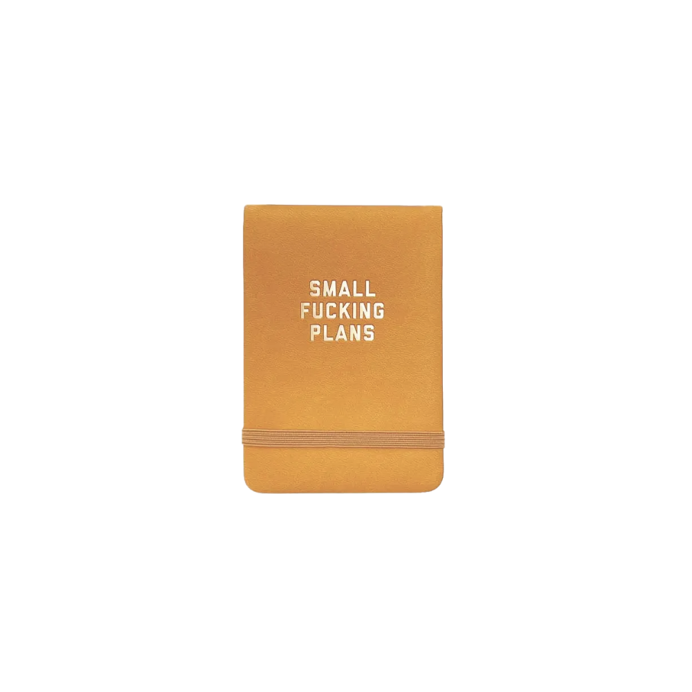 Small Fucking Plans Pocket Journal