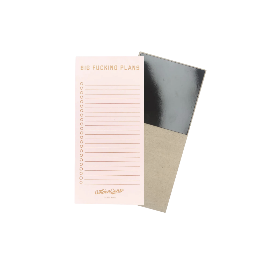 Big Fucking Plans Notepad