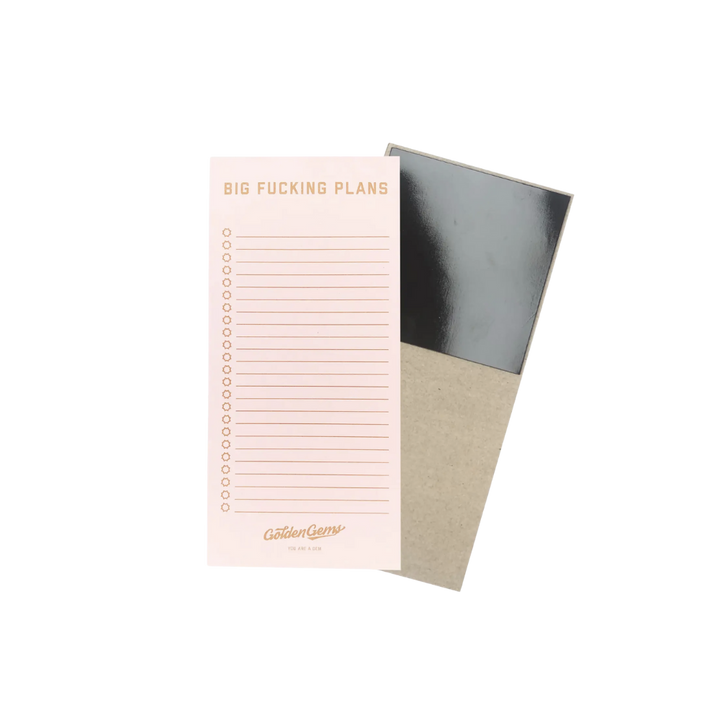 Big Fucking Plans Notepad