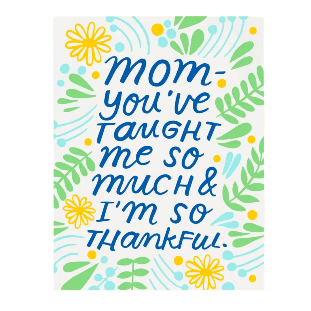 Thanks Mom Mother's Day Card