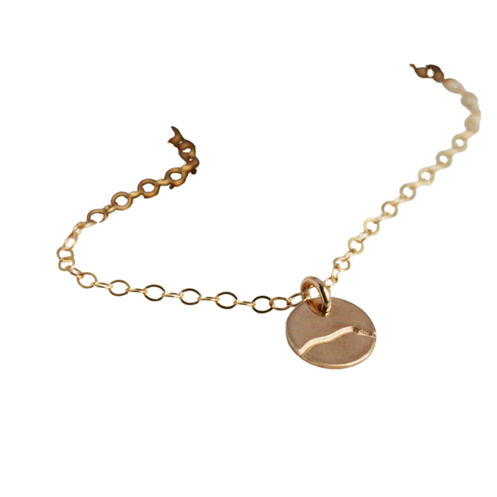 Camel's Hump Petite Disc Necklace