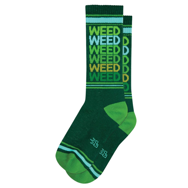 Weed Gym Socks