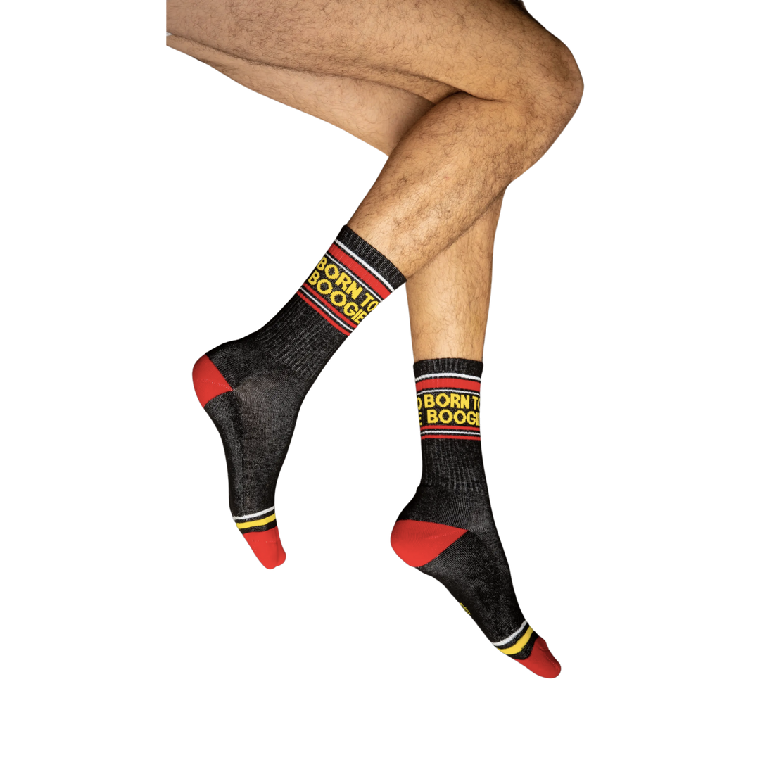 Born To Boogie Gym Crew Socks
