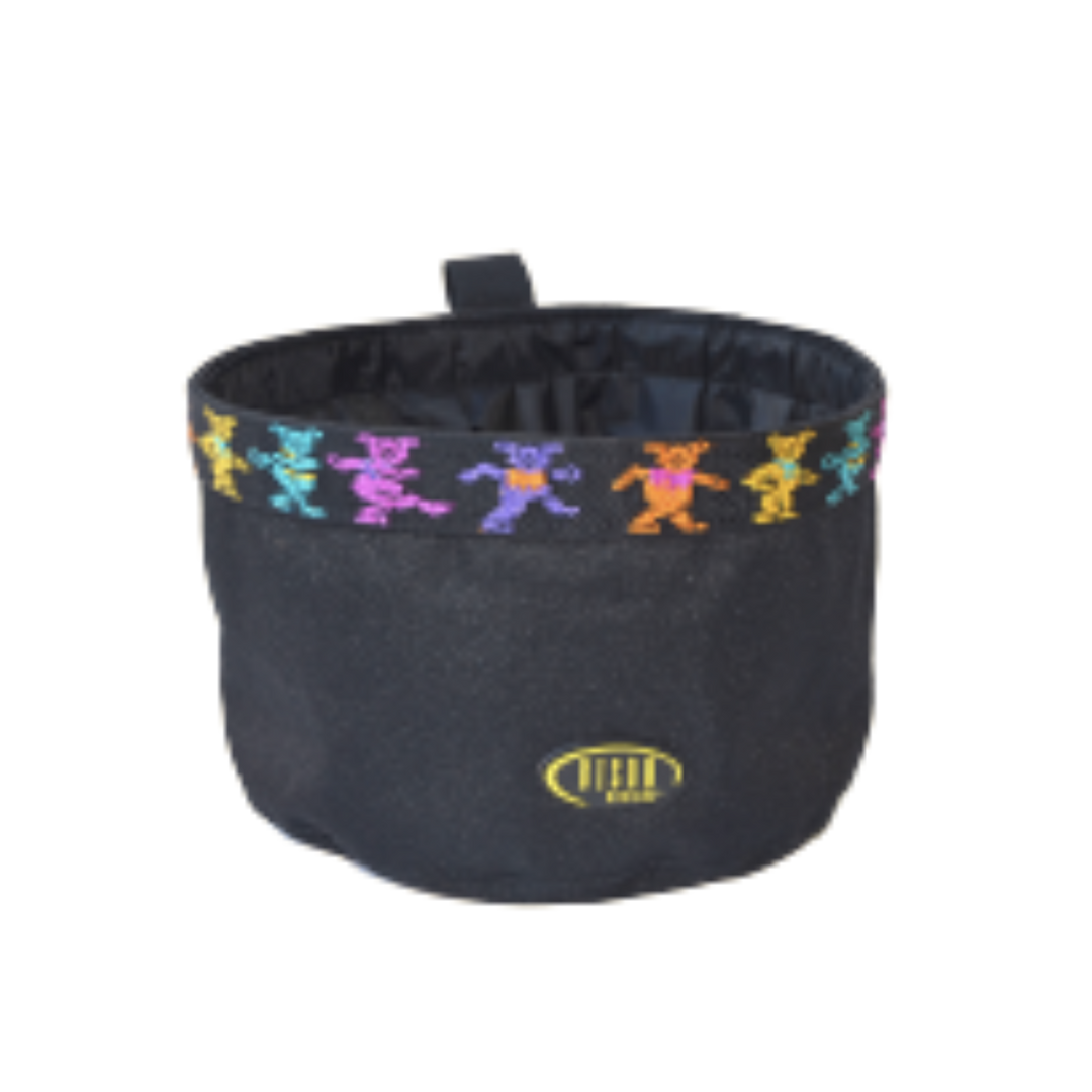 Grateful Dead Dancing Bear Collapsible Dog Bowl