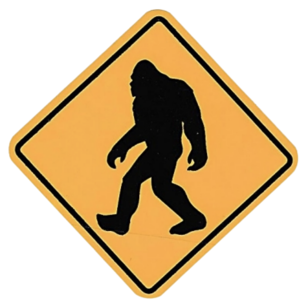 Bigfoot Crossing Sticker