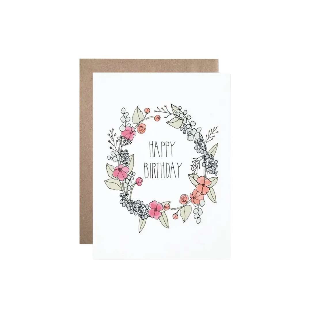 Birthday Wreath Card