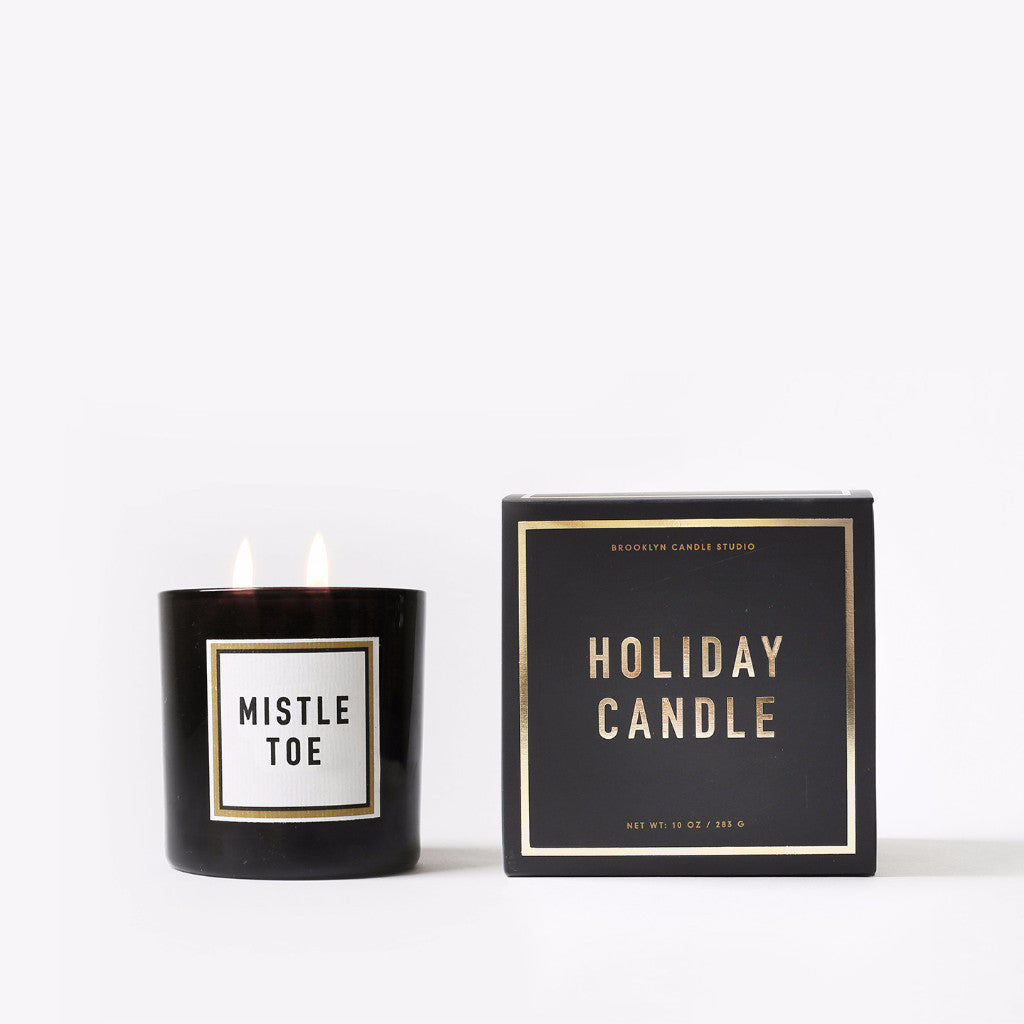 Mistletoe Double Wick Holiday Candle