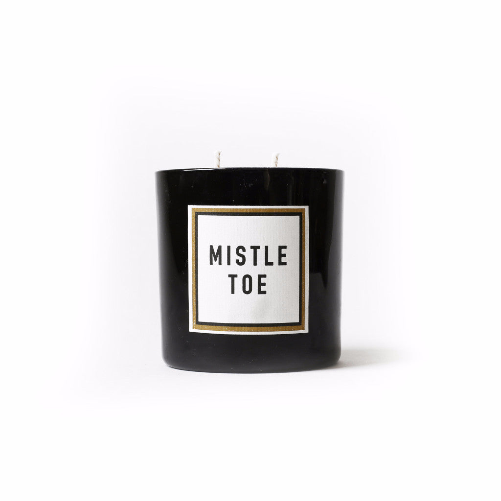 Mistletoe Double Wick Holiday Candle