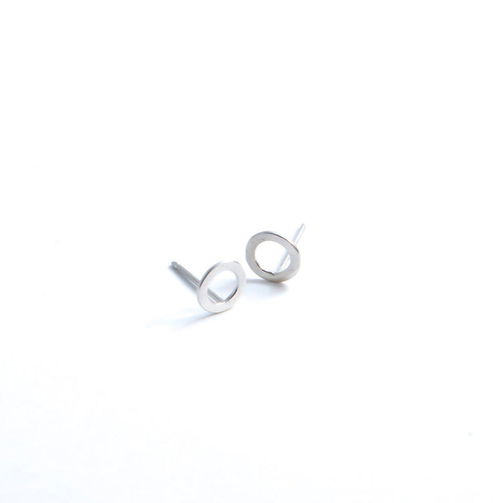 Tiny Circle Post Earrings