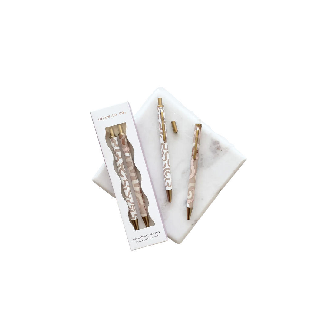 Neutral Squiggle Mechanical Pencils
