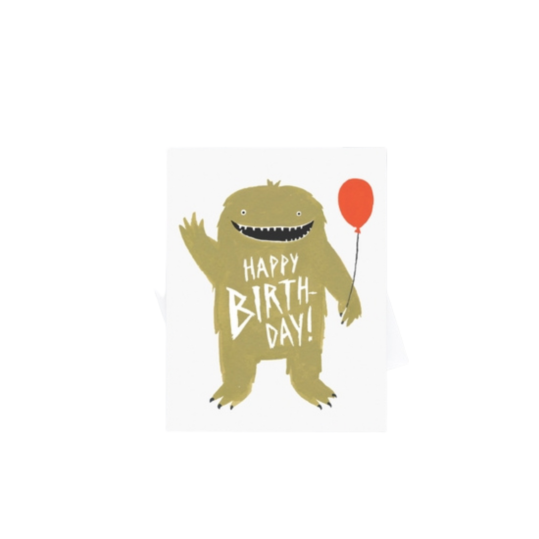 Party Monster Birthday Card