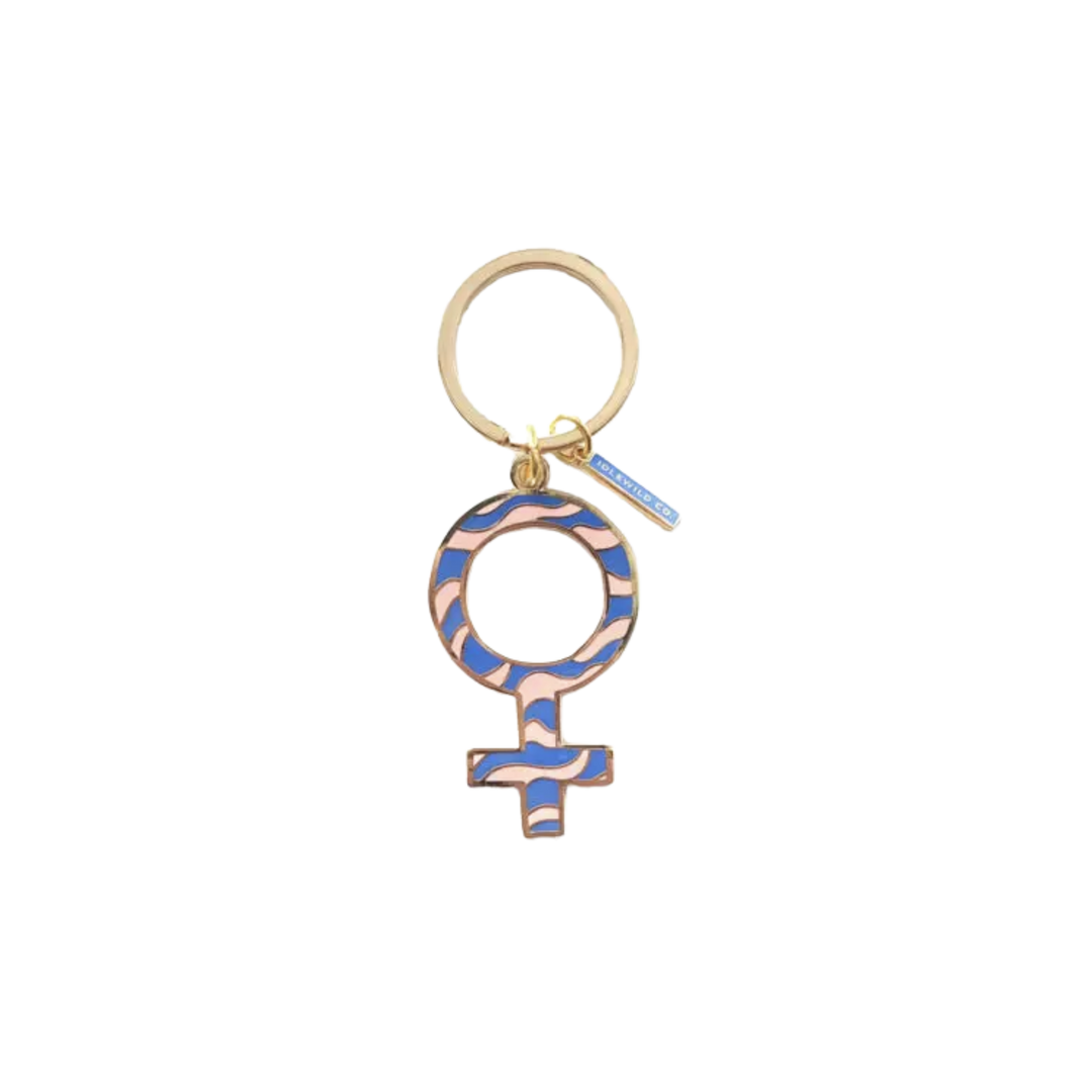 Blue Femme Keychain
