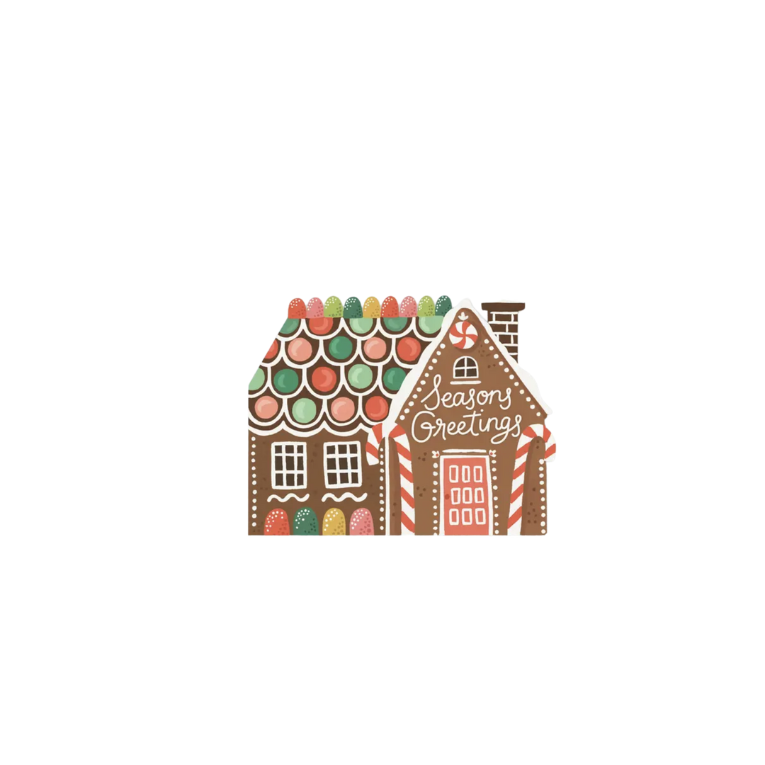 Gingerbread House Card - Box Set of 8