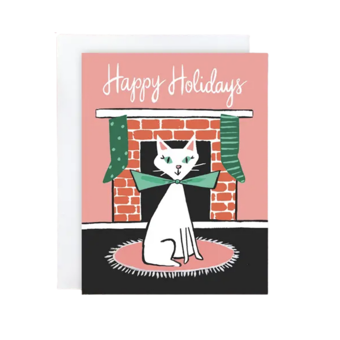 Retro Cat Card