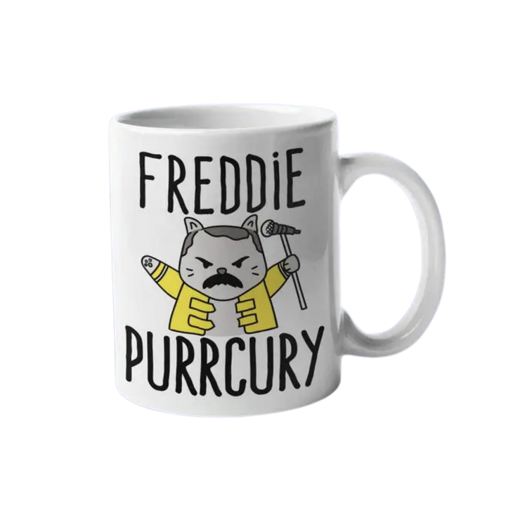Freddie Purrcury Mug