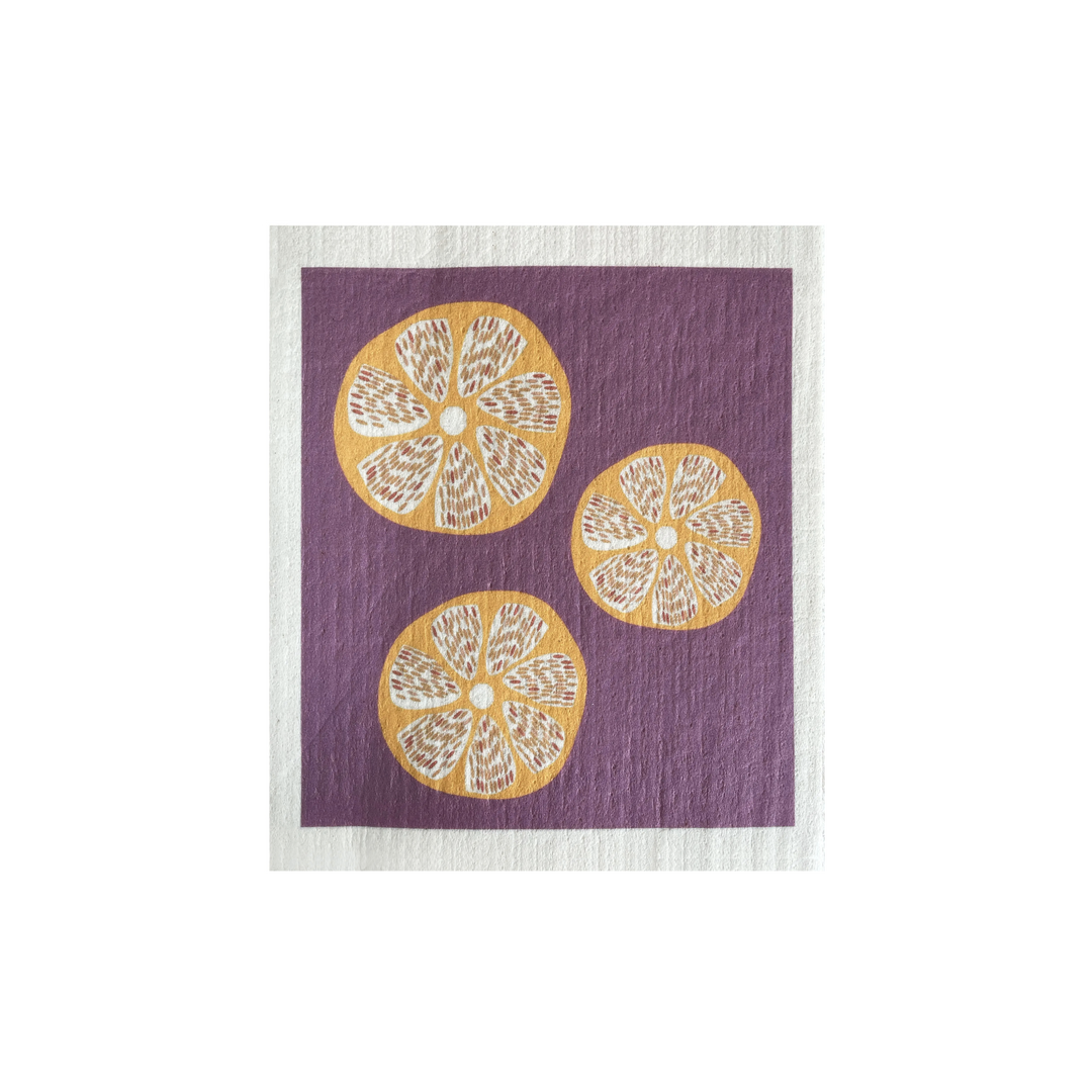 Lemon Slices Swedish Dish Cloth