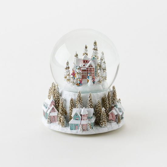Snowy Town Water Snow Globe