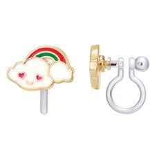 Cloud Luvs Rainbow Clip On Cutie Earrings