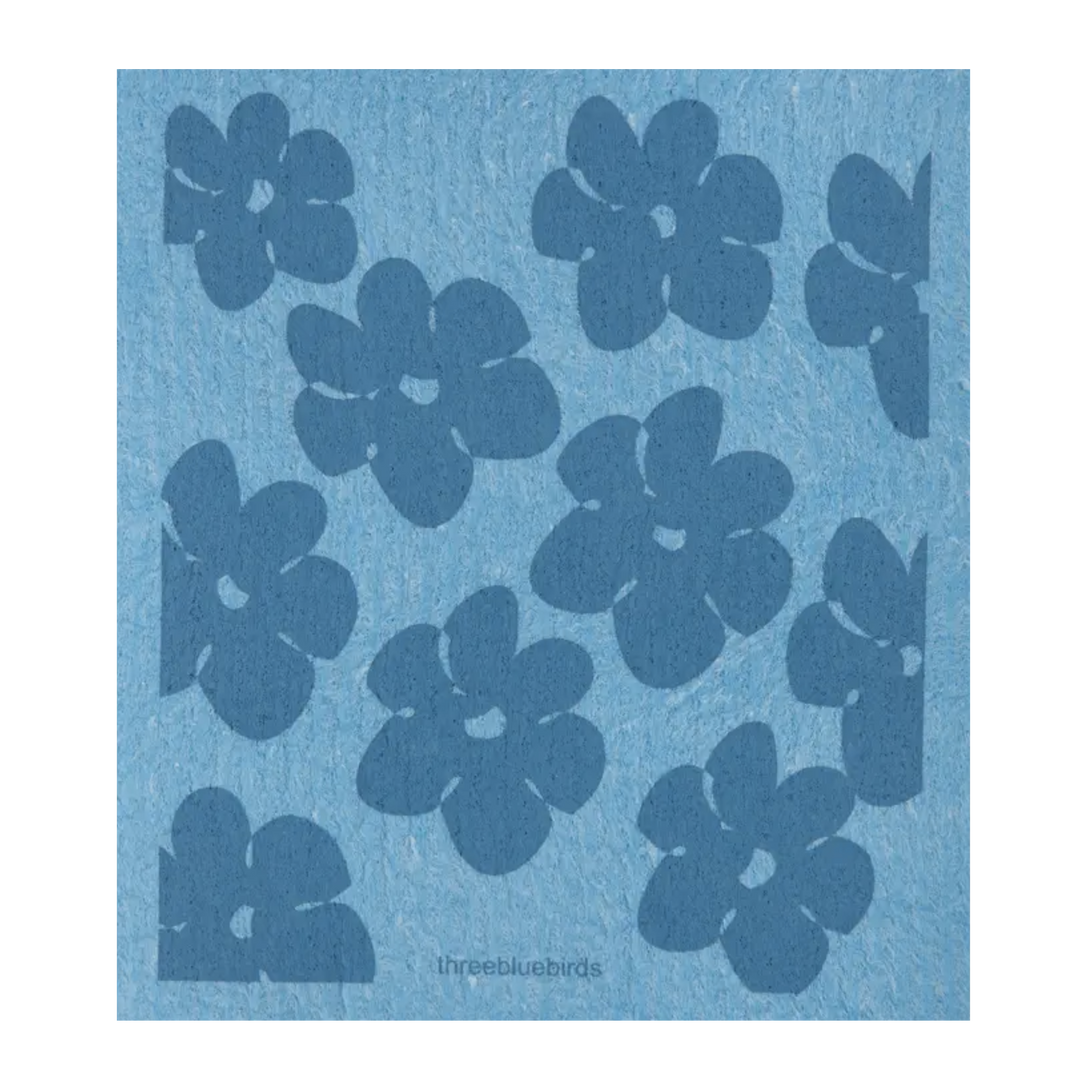 Flower Power Swedish Dishcloth