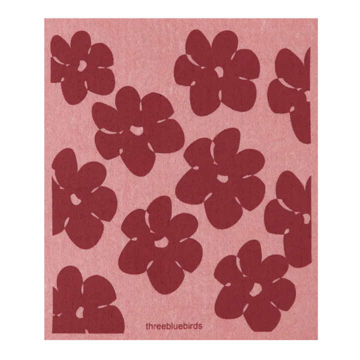 Flower Power Swedish Dishcloth