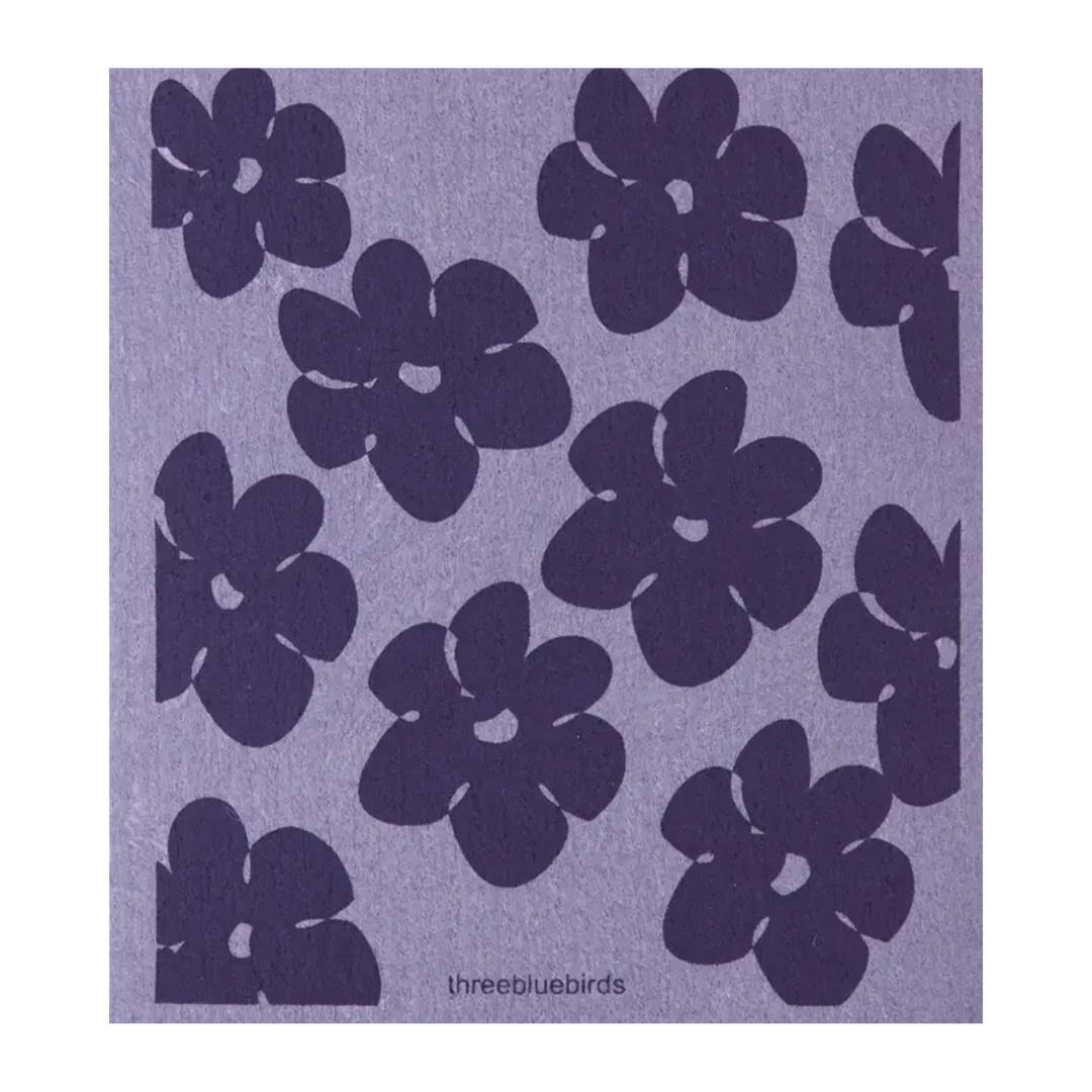 Flower Power Swedish Dishcloth