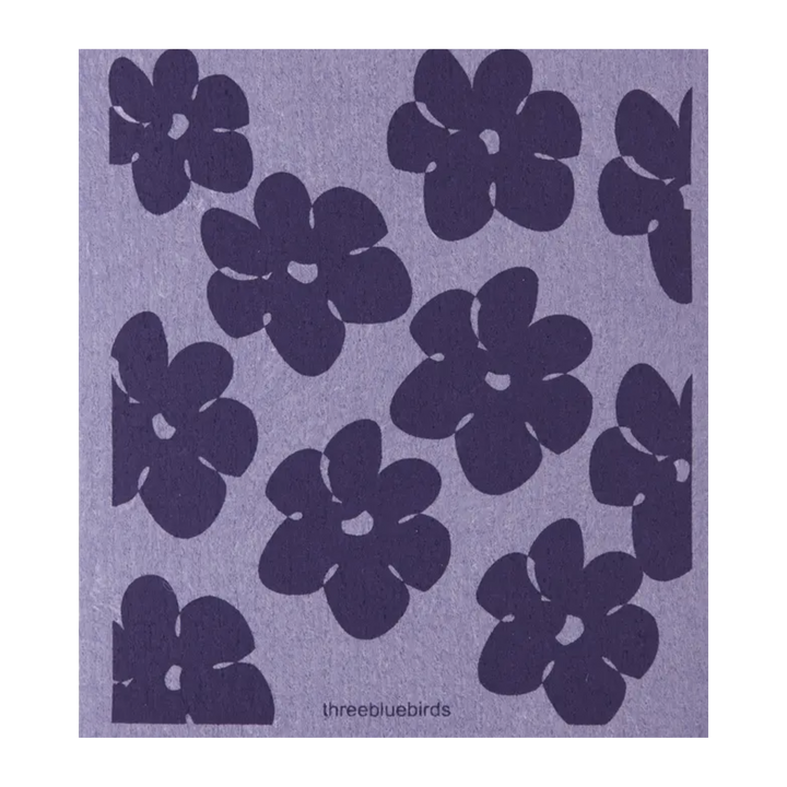 Flower Power Swedish Dishcloth