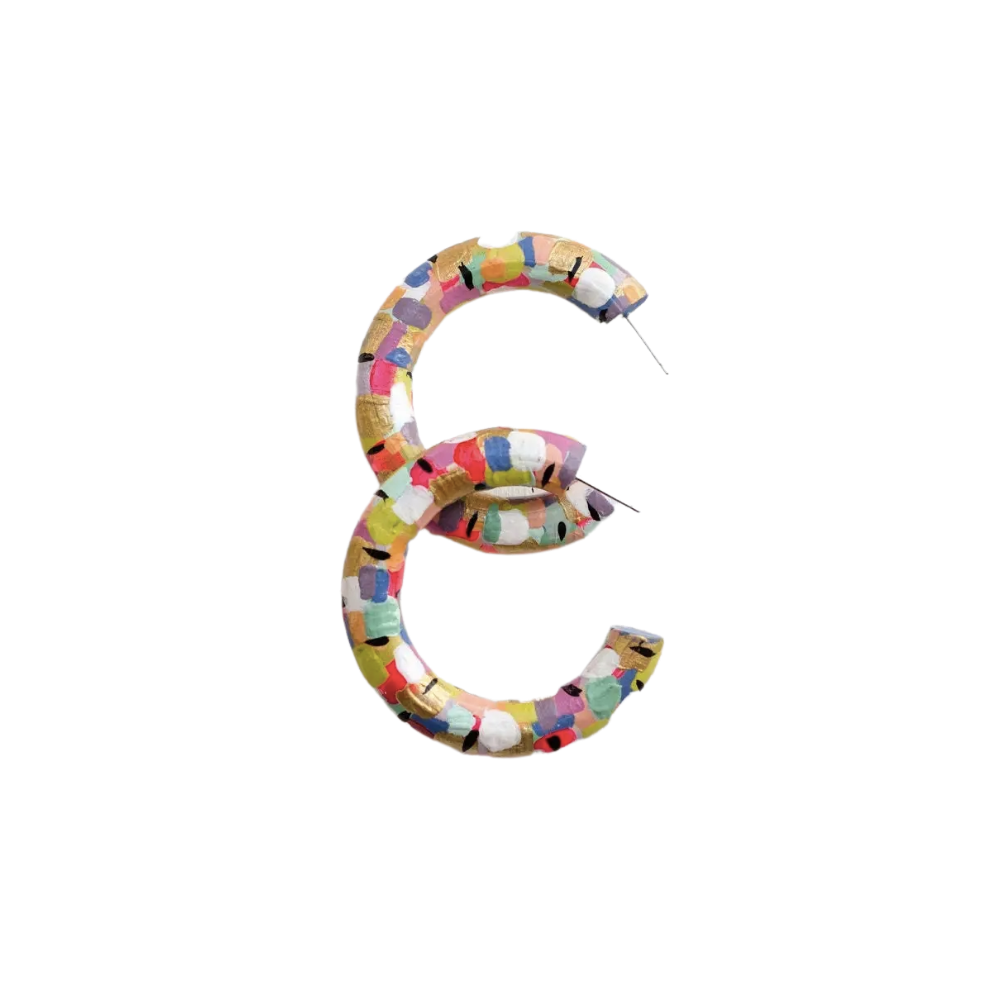 Hand Painted Hoops