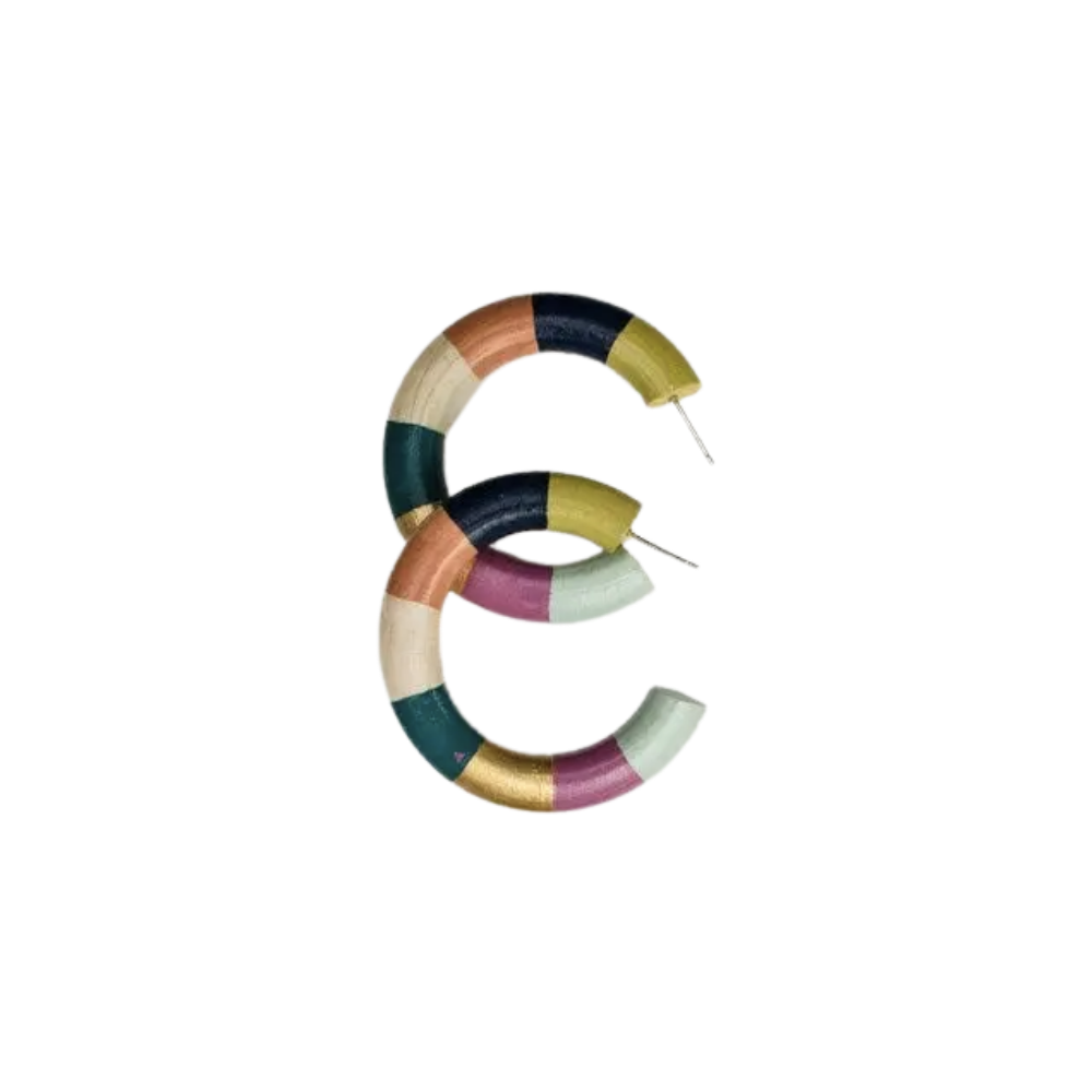 Hand Painted Hoops