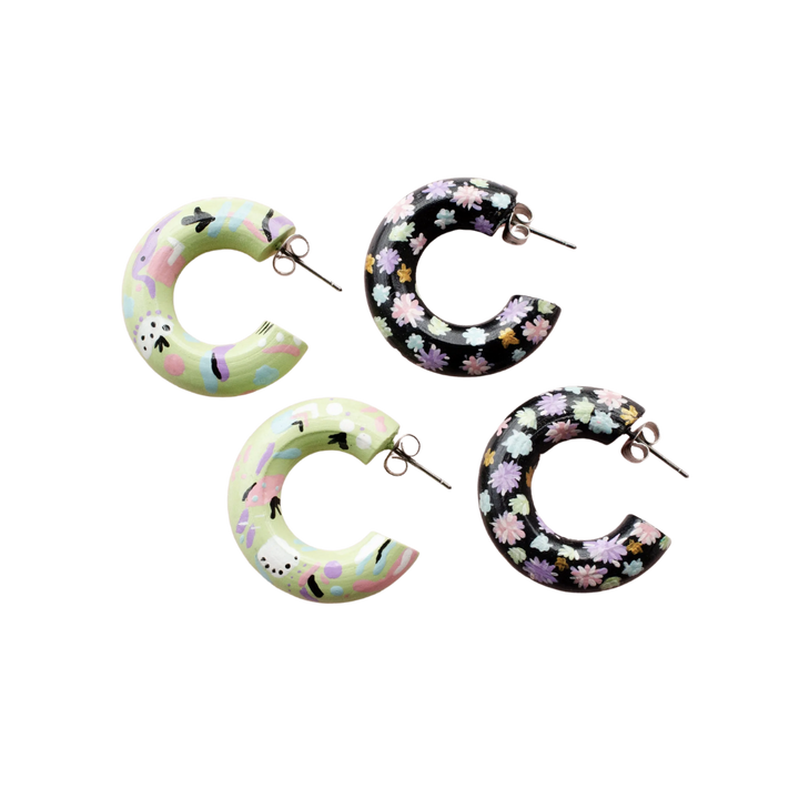 Hand Painted Party Hoops