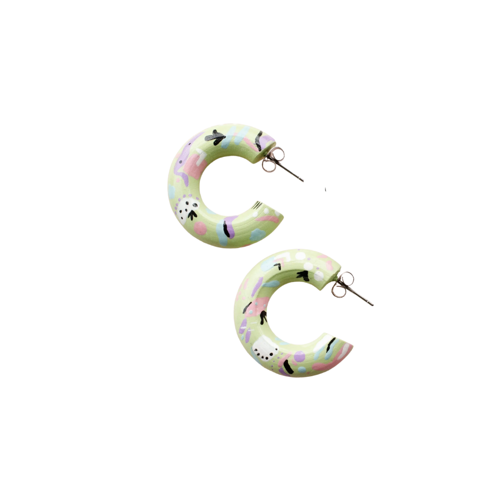 Hand Painted Party Hoops