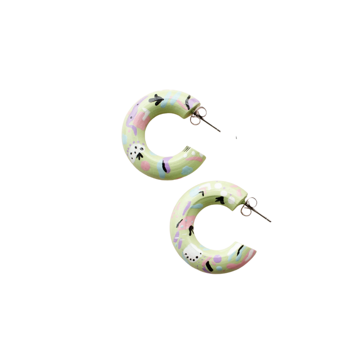 Hand Painted Party Hoops