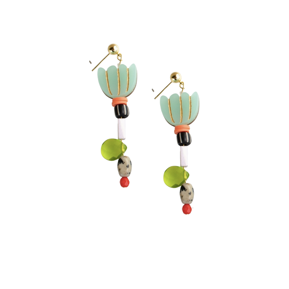 Flower Mismatched Earrings