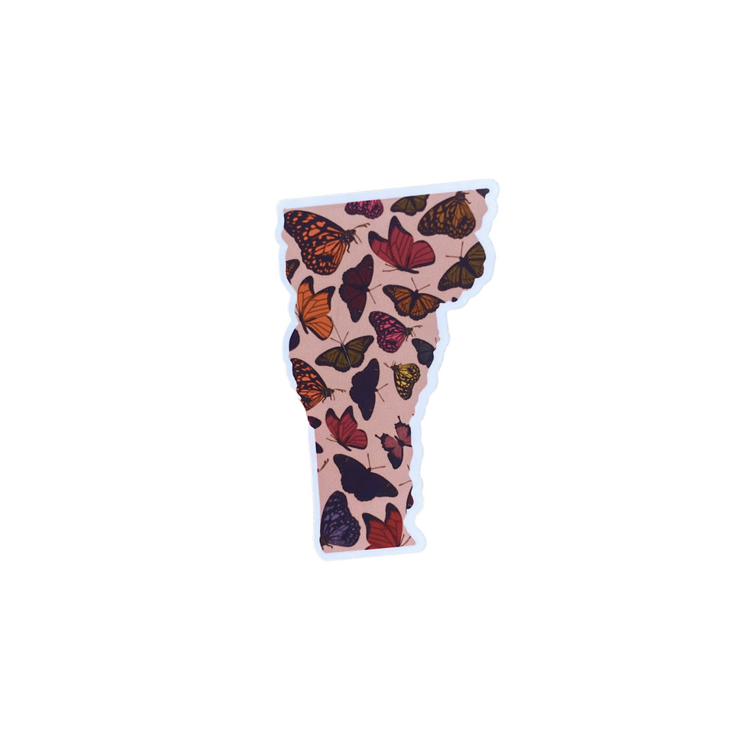 Vermont Butterfly Sticker