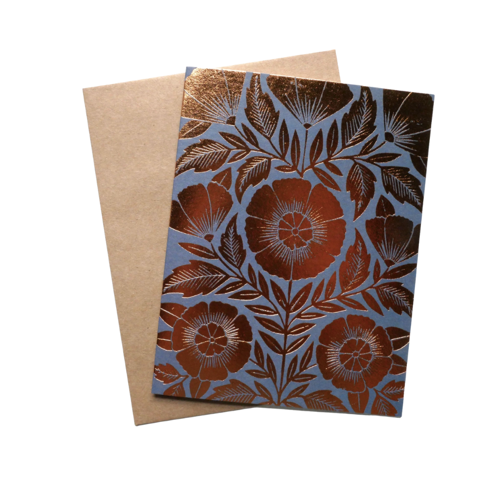Foil Stamped Greeting Card