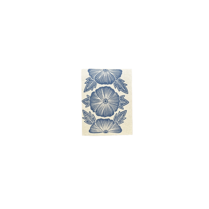 Block Printed Blank Greeting Card Set KW111