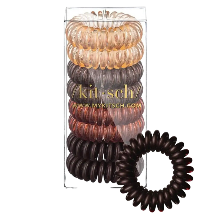 Spiral Hair Ties 8 Pack