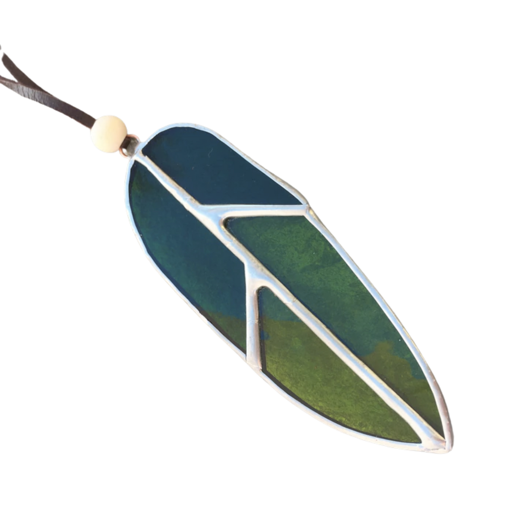 Small Stained Glass Feather